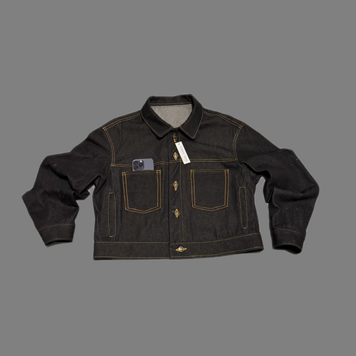 SV Black Denim Cropped Jacket